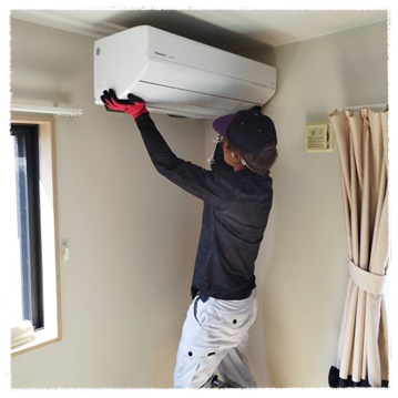 エアコン取り付け工事